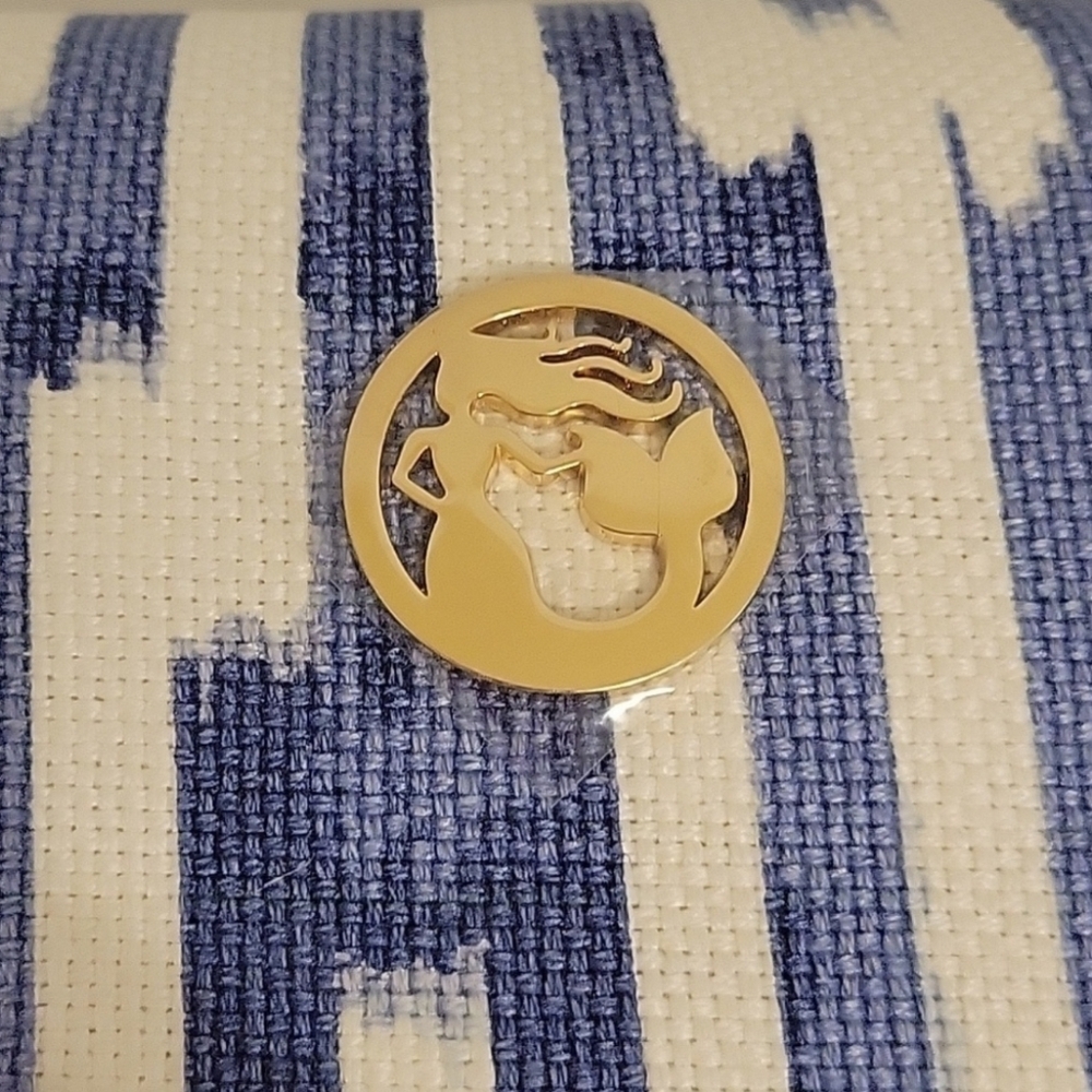 Spartina 449 Cosmetic Case Oyster Alley NEW - Picture 4 of 7